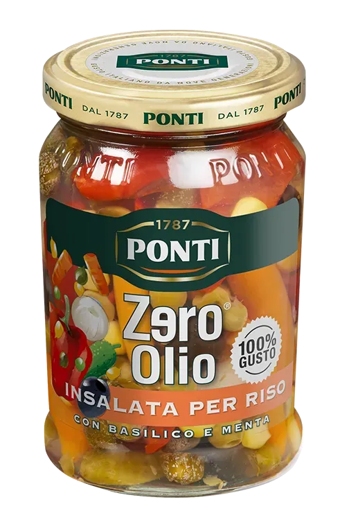 Ponti Insalata per Riso Zero Olio condimento leggero